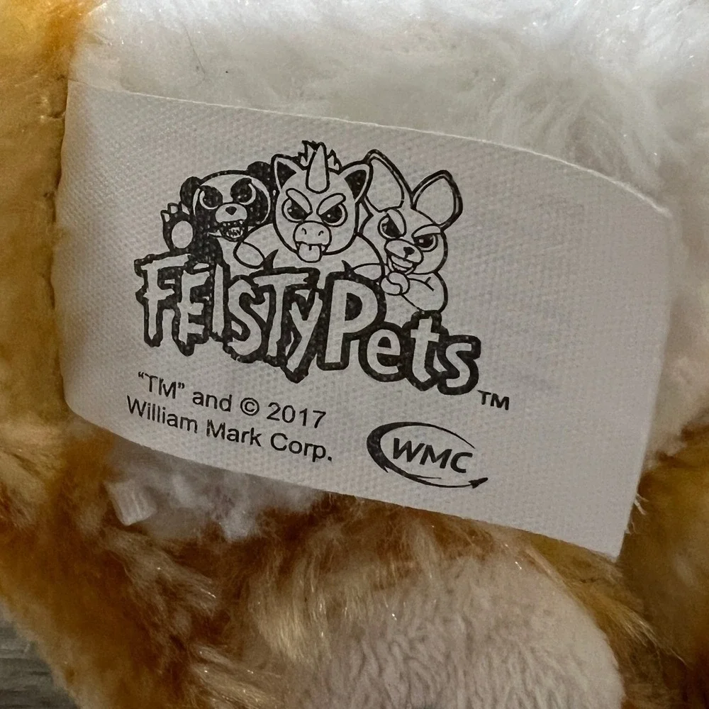 Feisty Pets Princess Pottymouth Tabby Cat Orange Plush Stuffed Animal Toy 8